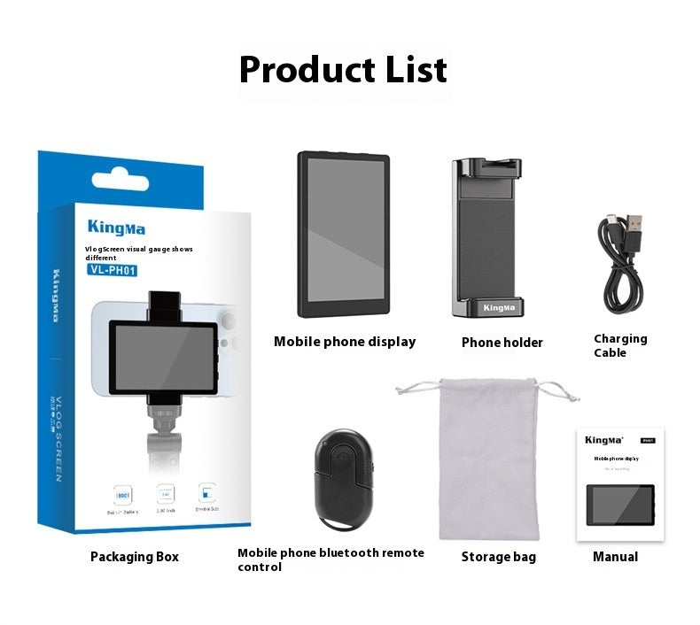 Selfie Mirror Display Screen Magnetic Suction