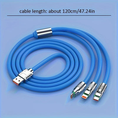 Super-Fast 120W USB Type-C Charger Cable.