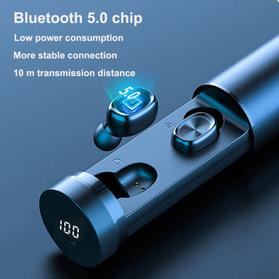Wireless 8D HIFI Sport MIC Earbuds Gaming Music Headset.