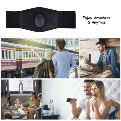 Intelligent Abdominal Apparatus Massage PU Leather Belt Fitness.