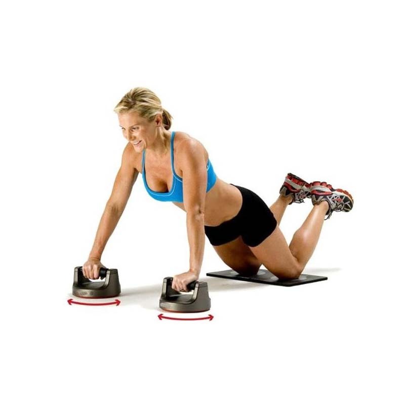 Fitness Equipment Round 360-Degree Rotatable Push-up Stand.