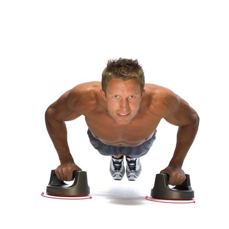 Fitness Equipment Round 360-Degree Rotatable Push-up Stand.