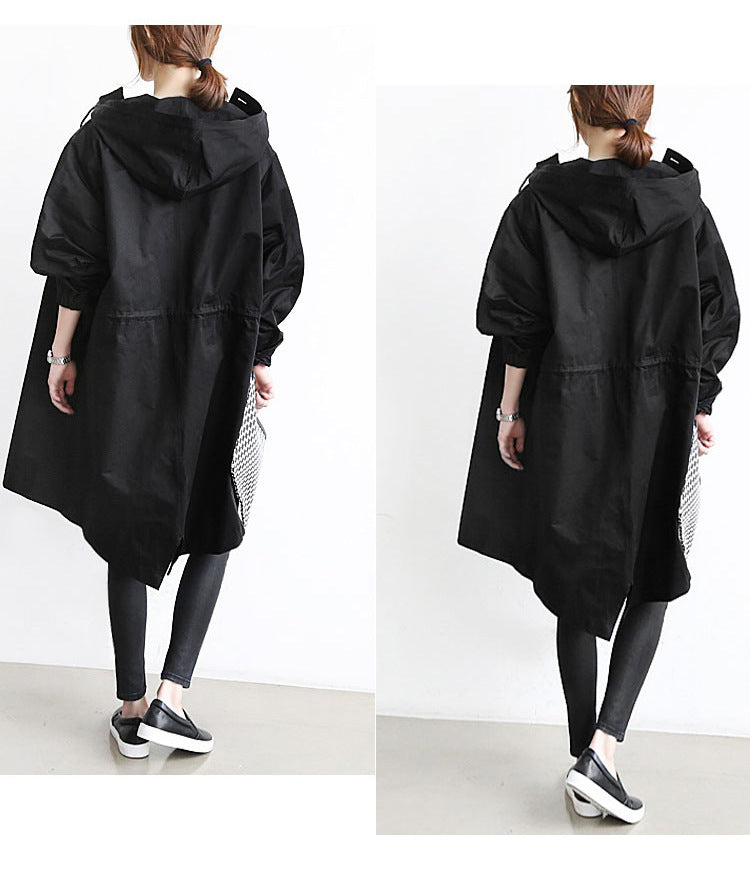 Windbreaker Jacket Loose Button