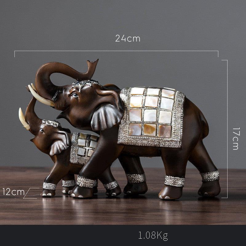 Elephant Resin Decoration Creative Home