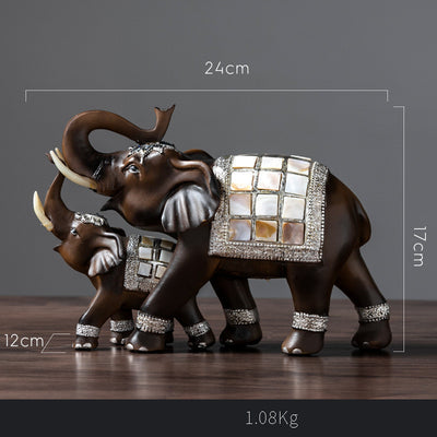 Elephant Resin Decoration Creative Home