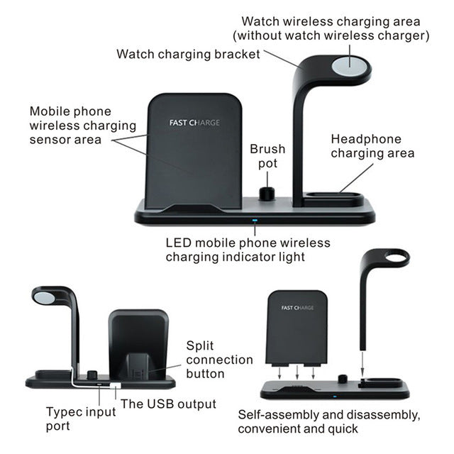 Wireless charger bracket.