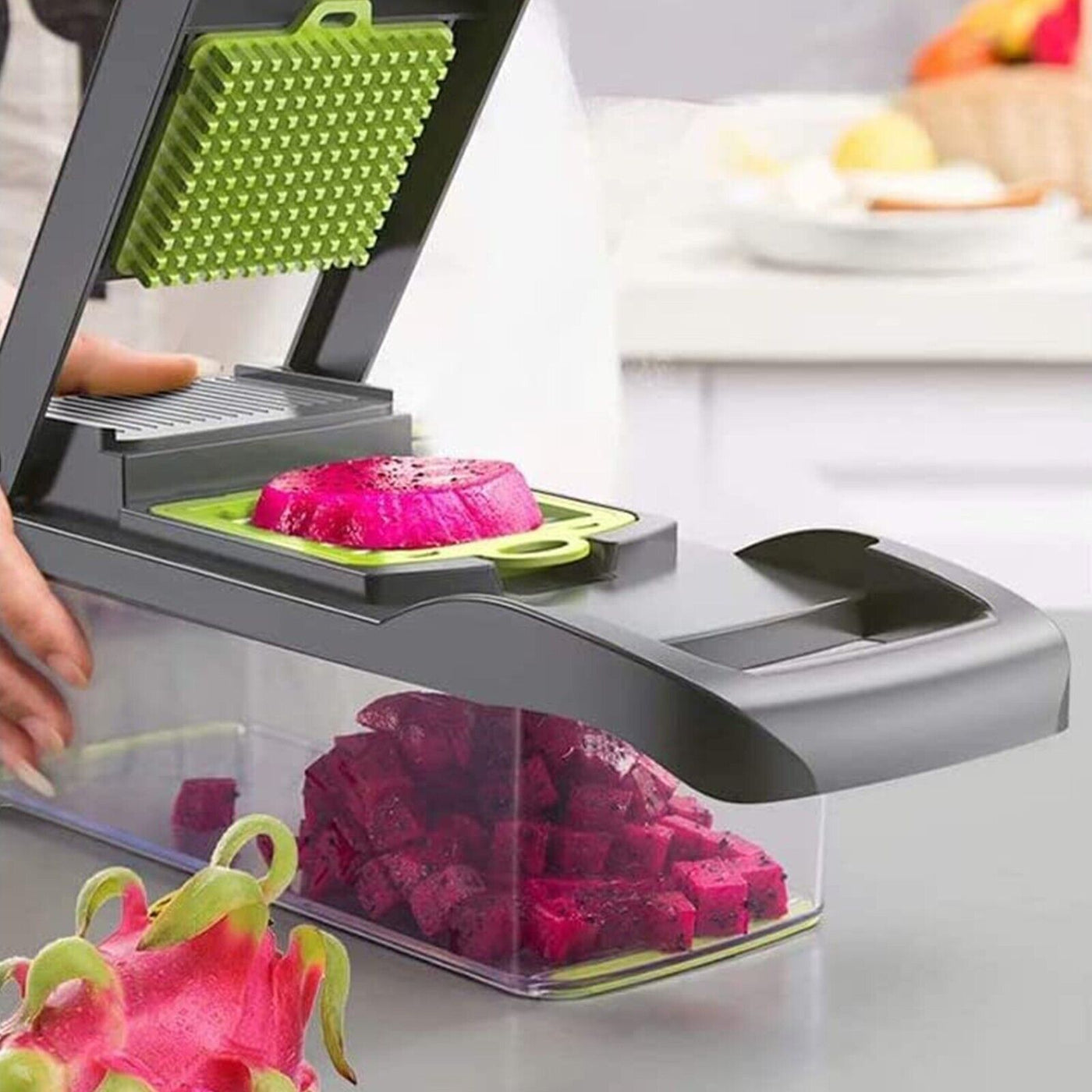 15 In 1 Vegetable Chopper, Salad Fruit Vegetable Food Chopper Slicer Peeler.