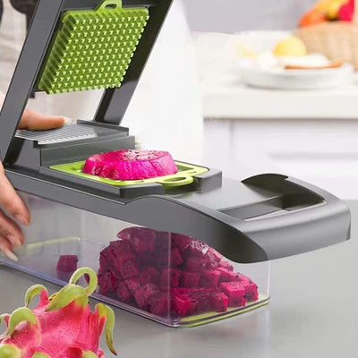 15 In 1 Vegetable Chopper, Salad Fruit Vegetable Food Chopper Slicer Peeler.