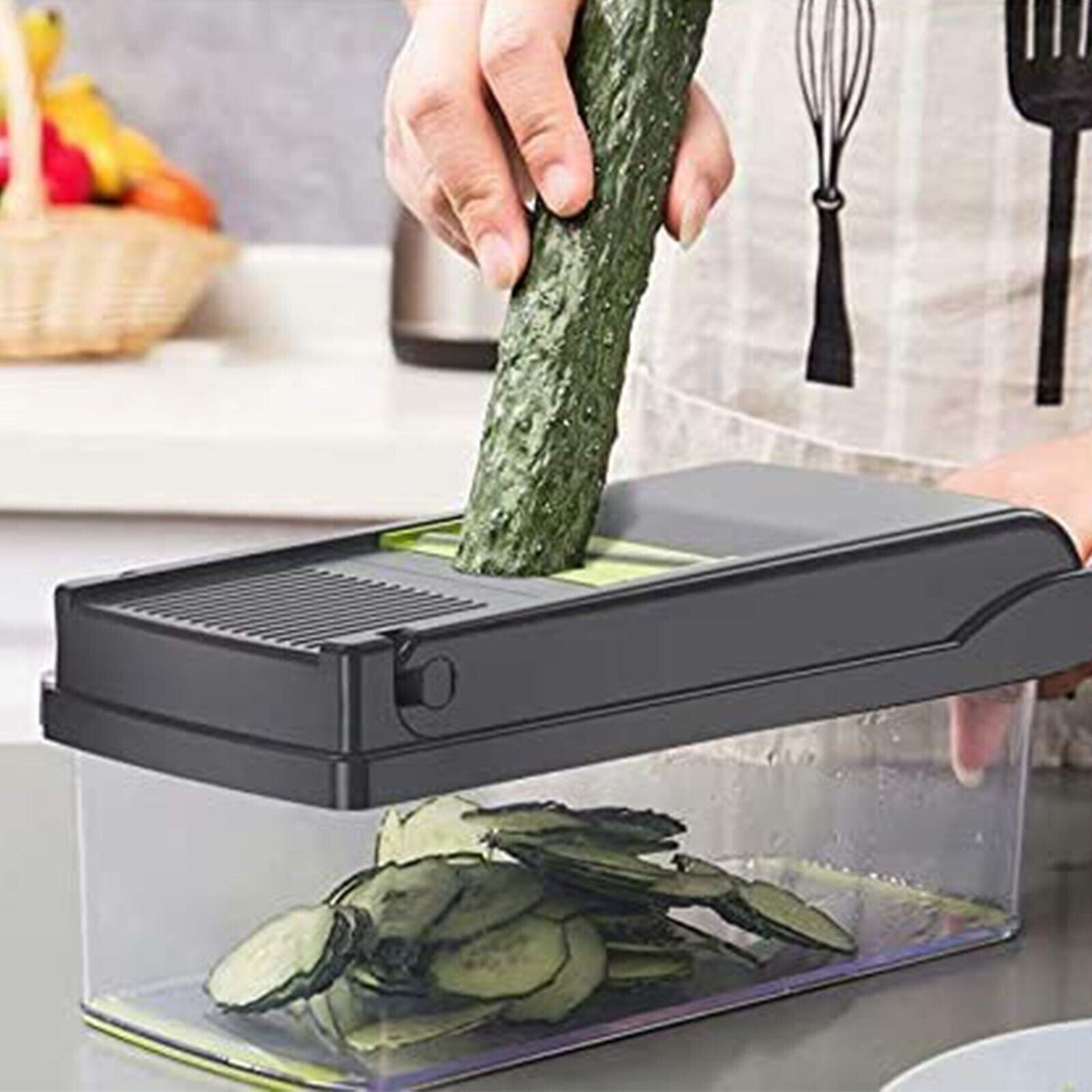 15 In 1 Vegetable Chopper, Salad Fruit Vegetable Food Chopper Slicer Peeler.