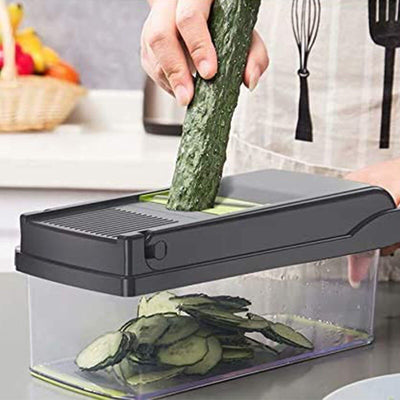 15 In 1 Vegetable Chopper, Salad Fruit Vegetable Food Chopper Slicer Peeler.