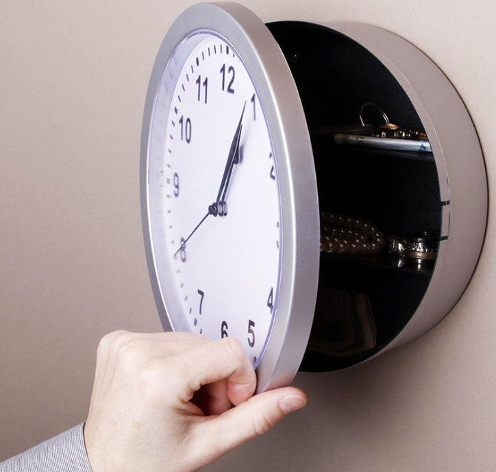 jewelry safe storage clock
