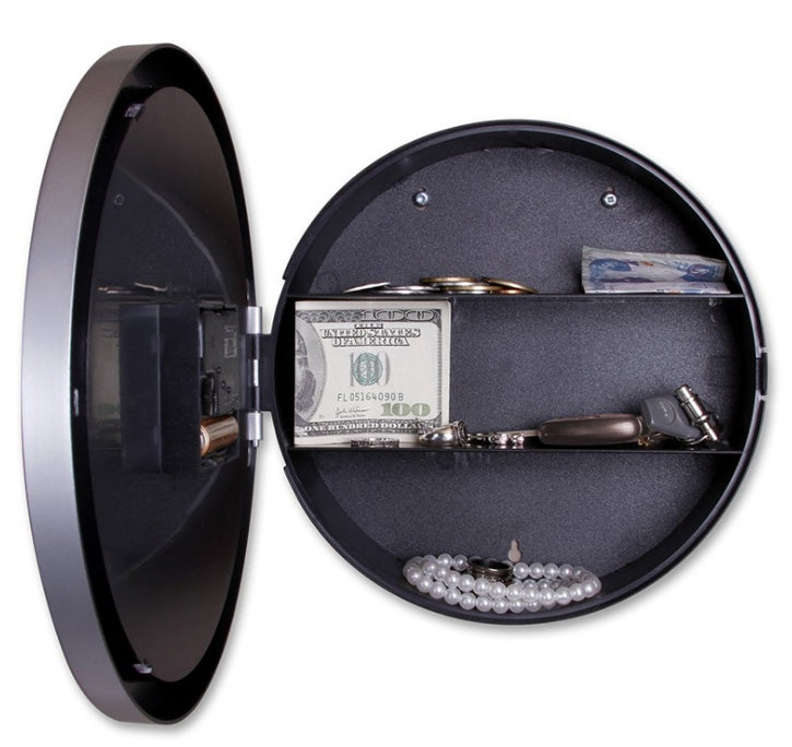 jewelry safe storage clock