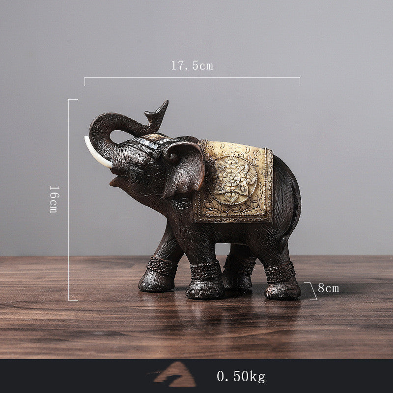 Elephant Resin Decoration Creative Home