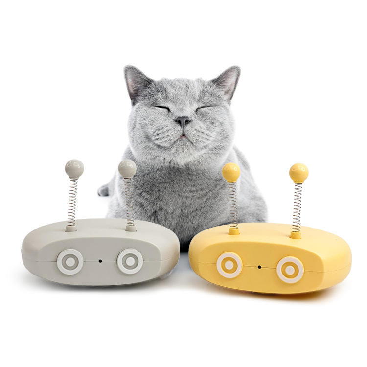 Electric Cat Interactive Toys Funny Pet Teasing Robot Laser  Automatic Steering Walking Sticks