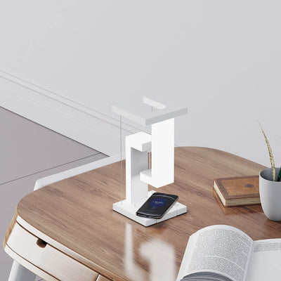Creative Smartphone Wireless Charging Suspension Table Lamp Balance Floating