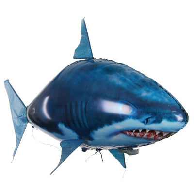 Remote Control Shark Toy Air Swimming Fish Infrared Flying RC Airplanes Balloons.