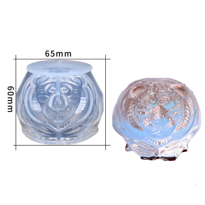 Silicone Mold Bear Shape Ice Cube Maker.