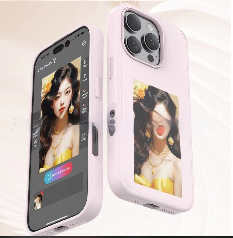 E-ink Screen Phone Case Unlimited Screen Projection Personalized Phone Cover