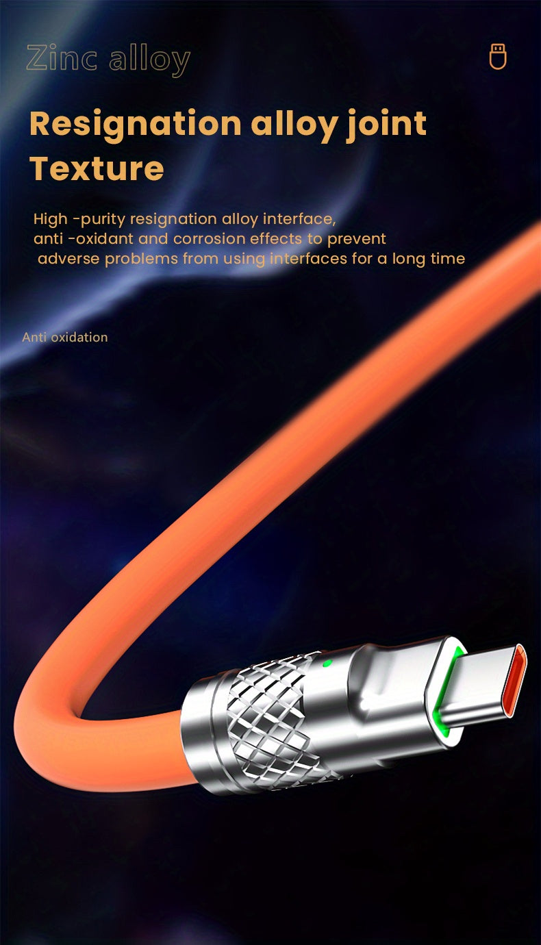Super-Fast 120W USB Type-C Charger Cable.