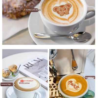 Handheld Inkjet Printing Pen Cake Edible Coffee Latte