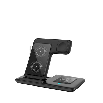 Three-in-one Wireless Charger Foldable Twin Coil 15W Fast Charge.