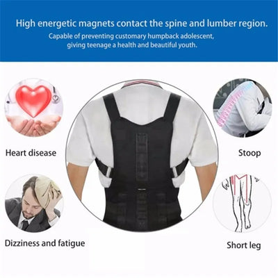 Adjustable Magnetic Posture Back Support Corrector Belt.