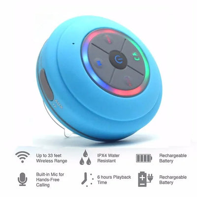 BT Loud Subwoofer Speakers Waterproof Portable.
