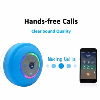 BT Loud Subwoofer Speakers Waterproof Portable.