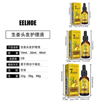 Ginger Hair Care Oil Hair Roots Scalp Treatment.