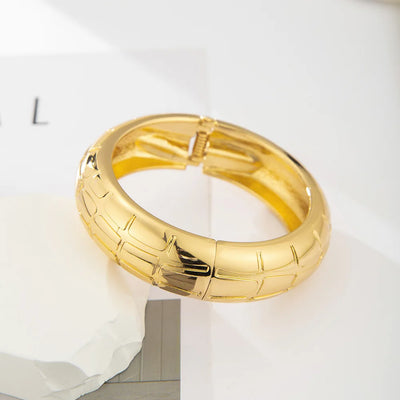 Luxury Gold Color Bangles Bracelet.