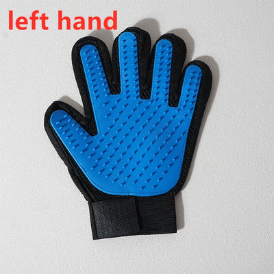 Pet Glove Cat Grooming Glove and Hair Deseeding.
