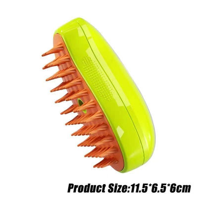 Steamy Dog Brush Electric Spray Cat Hairbrush.