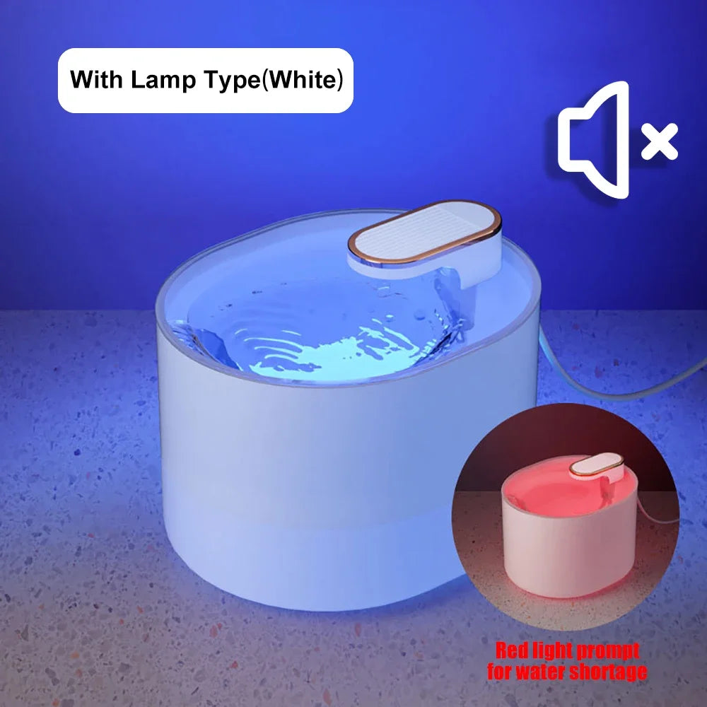 Cat Water Fountain 3L Automatic Dispenser with LED.