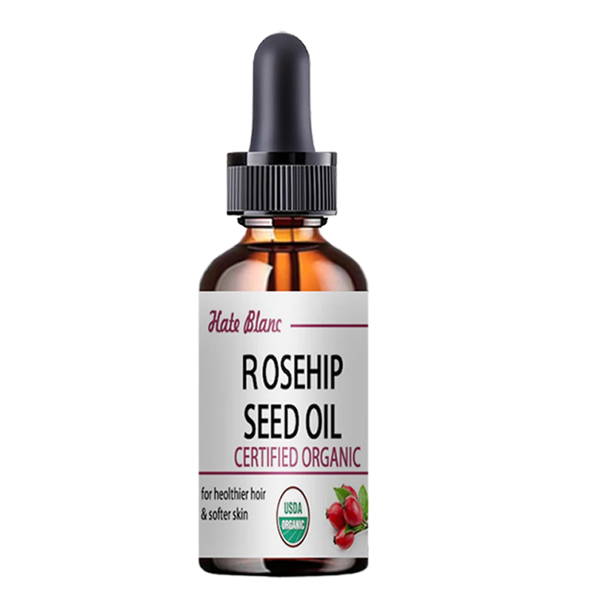 Pure Essential Oils Rosehip Oil Moisturizing Brighten Skin Color.