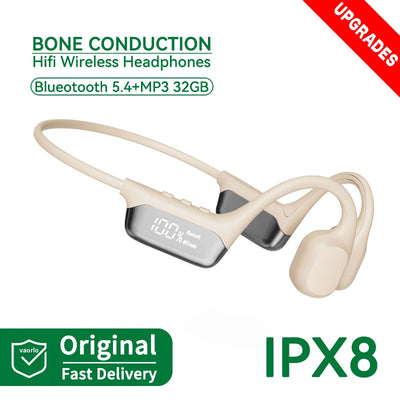 Bluetooth Wireless Swimming Headsets.