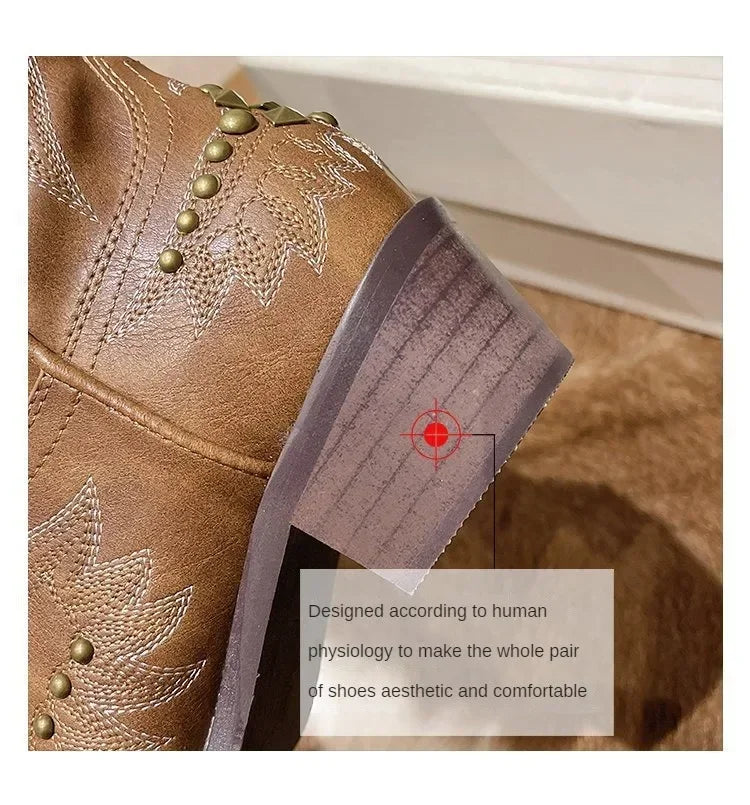 Cowboy Boots Autumn Fashion