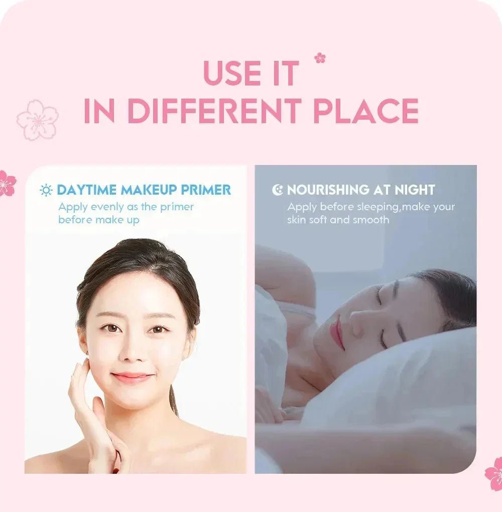 Japan Sakura Wrinkle Remover Face Serum Cream Anti-Aging Fade.