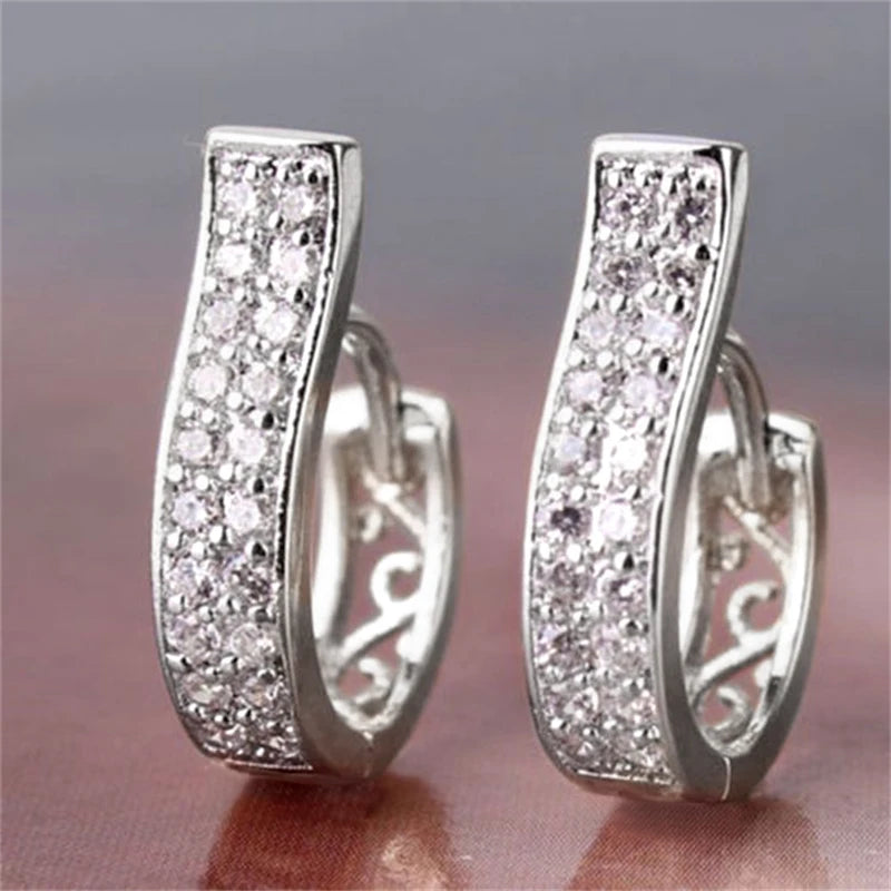 Unique Design Hoop Earrings.