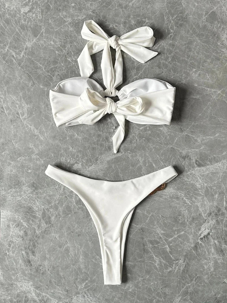 Sexy Push Up Low Waisted Bikini.