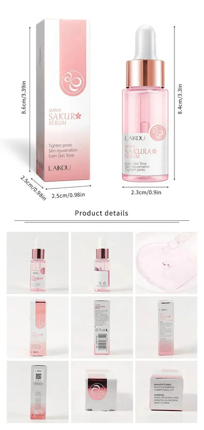 Japan Sakura Wrinkle Remover Face Serum Cream Anti-Aging Fade.