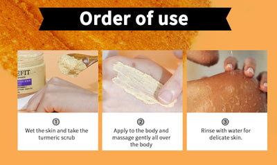 Lemon & Turmeric Perfect Combination Body Scrub.