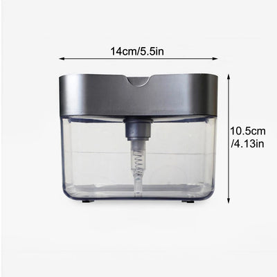 Kitchen 2 In 1 Pressing Soap Liquid Box.