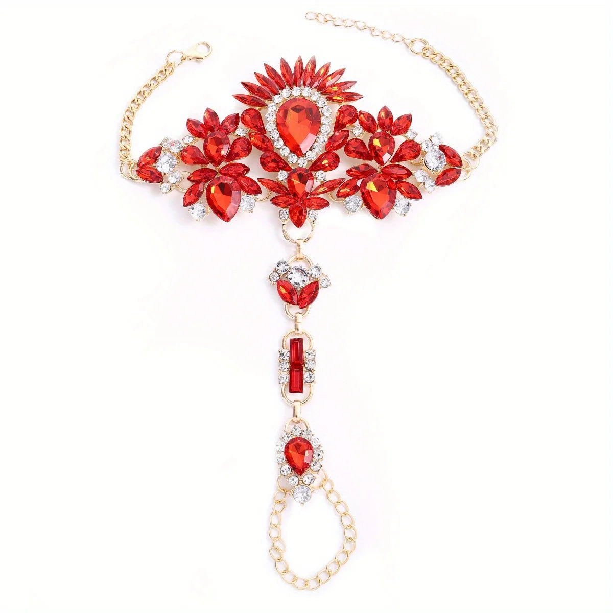 Anklet Colorful Faux Crystal Beach Accessories.