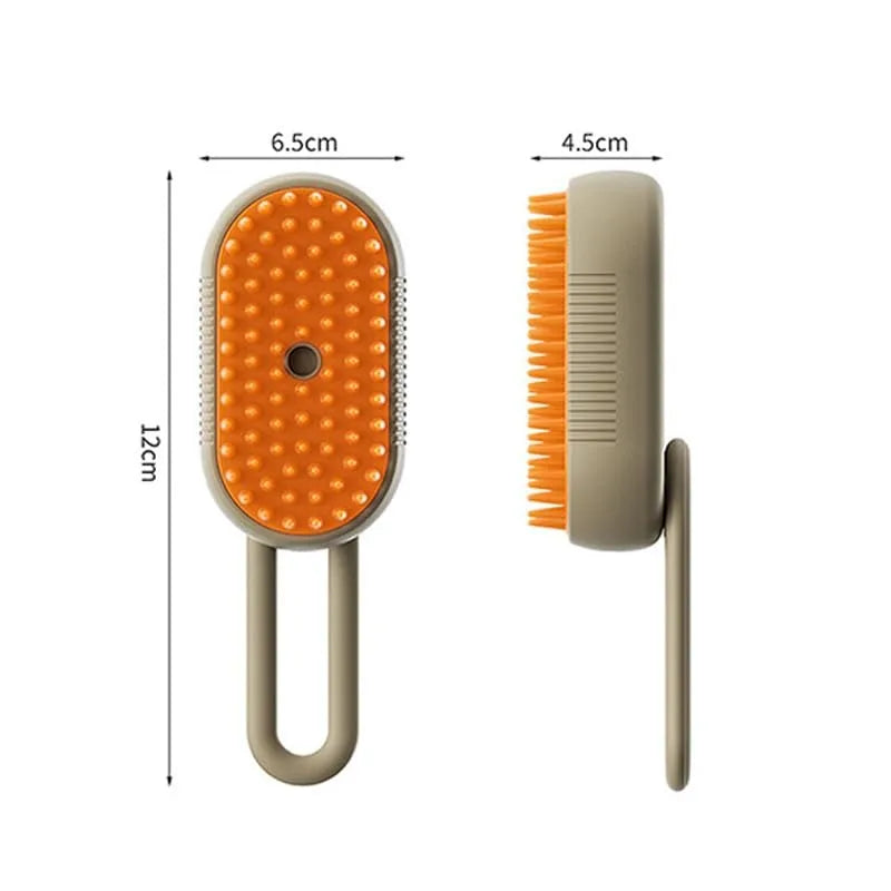 Steamy Dog Brush Electric Spray Cat Hairbrush.