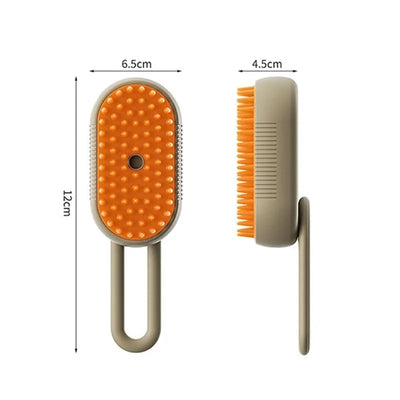 Steamy Dog Brush Electric Spray Cat Hairbrush.
