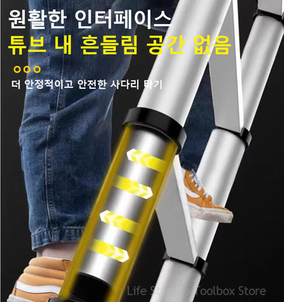 Stainless Steel Folding Ladder.