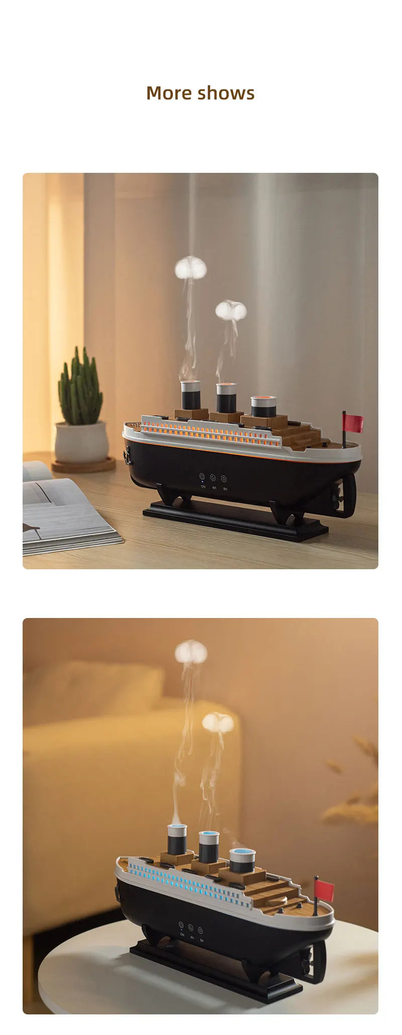 Air Humidifier Jellyfish Smoke Ring Spray.