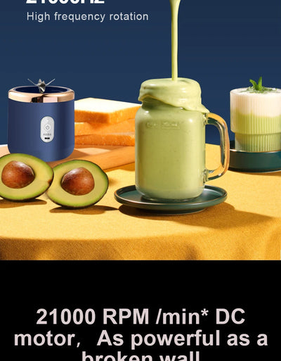 Portable Juicer Cup Smoothie Fruit Blender.