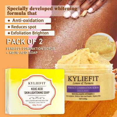 Lemon & Turmeric Perfect Combination Body Scrub.