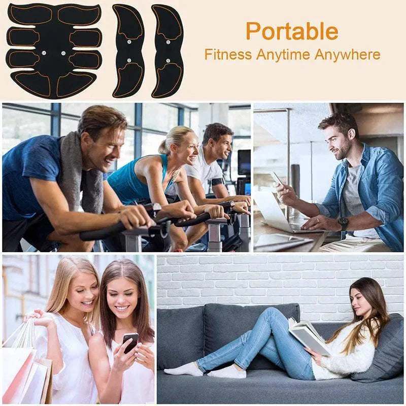 Rechargeable slimming massager hip trainer portable electrical muscle stimulator for home and gym workout